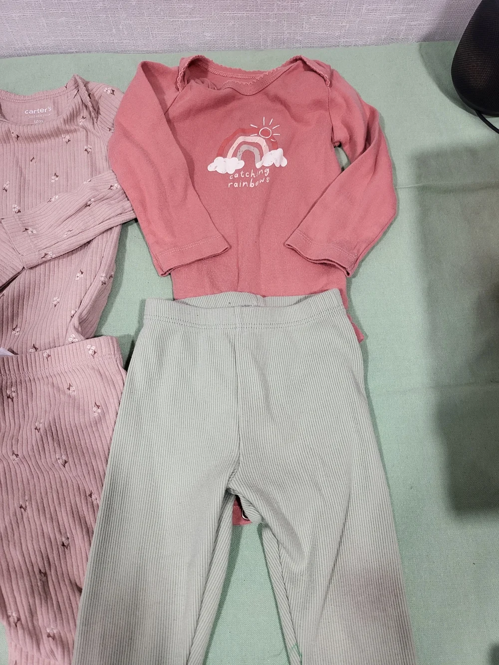Carter's Baby Girl Matching Sets in Burgundy, Mauve, Blush, Pink, Sage